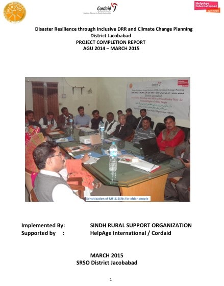 Disaster Resilience Inclusive DRR & Climate Change