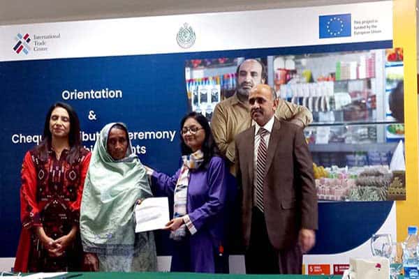 BDGs Received Cheques of Matching Grants from International Trade Center (ITC)