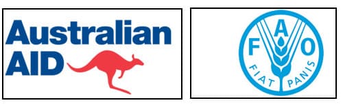 Australion AID, FAO logo