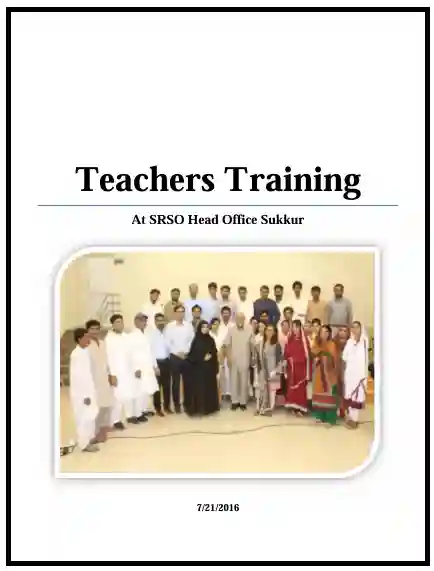 #11 Report on Training for Primary School Teachers