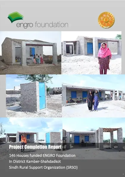 #2 146 Houses funded ENGRO Foundation In District Kamber Shahdadkot Sindh Rural Support Organization (SRSO)