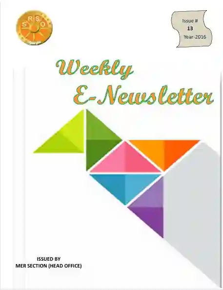 #7 Weekly E Newsletter Issue No. 13