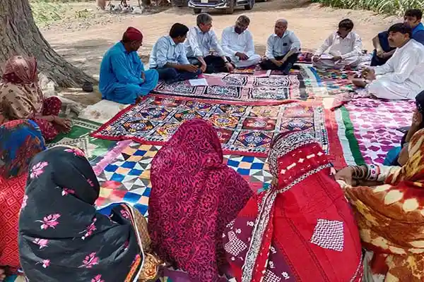 A Delegation of UNIDO PAIDAR Visited in Thatta