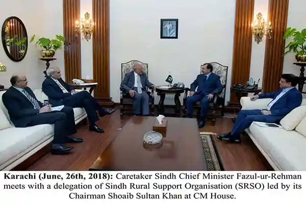 SRSO Chief Calls On Sindh CM